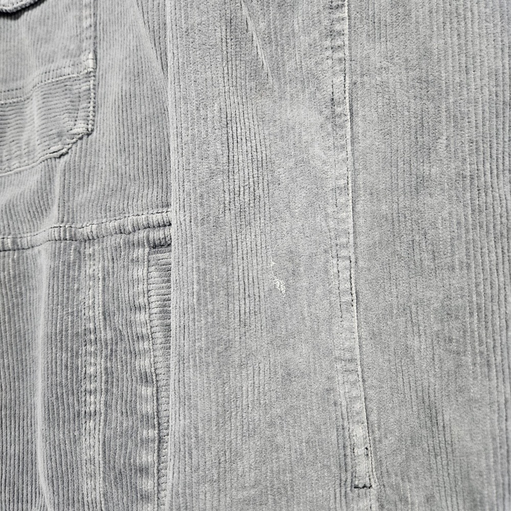 Carbon 2 Cobalt Jacket Mens L Gray Chore Coat Corduroy Pockets - Picture 5 of 10
